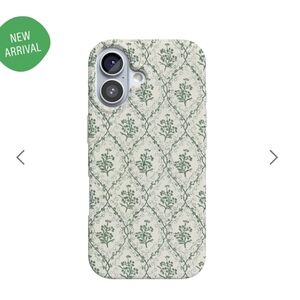 Sage Tapestry Floral Vines Case IPhone 17 Magsafe